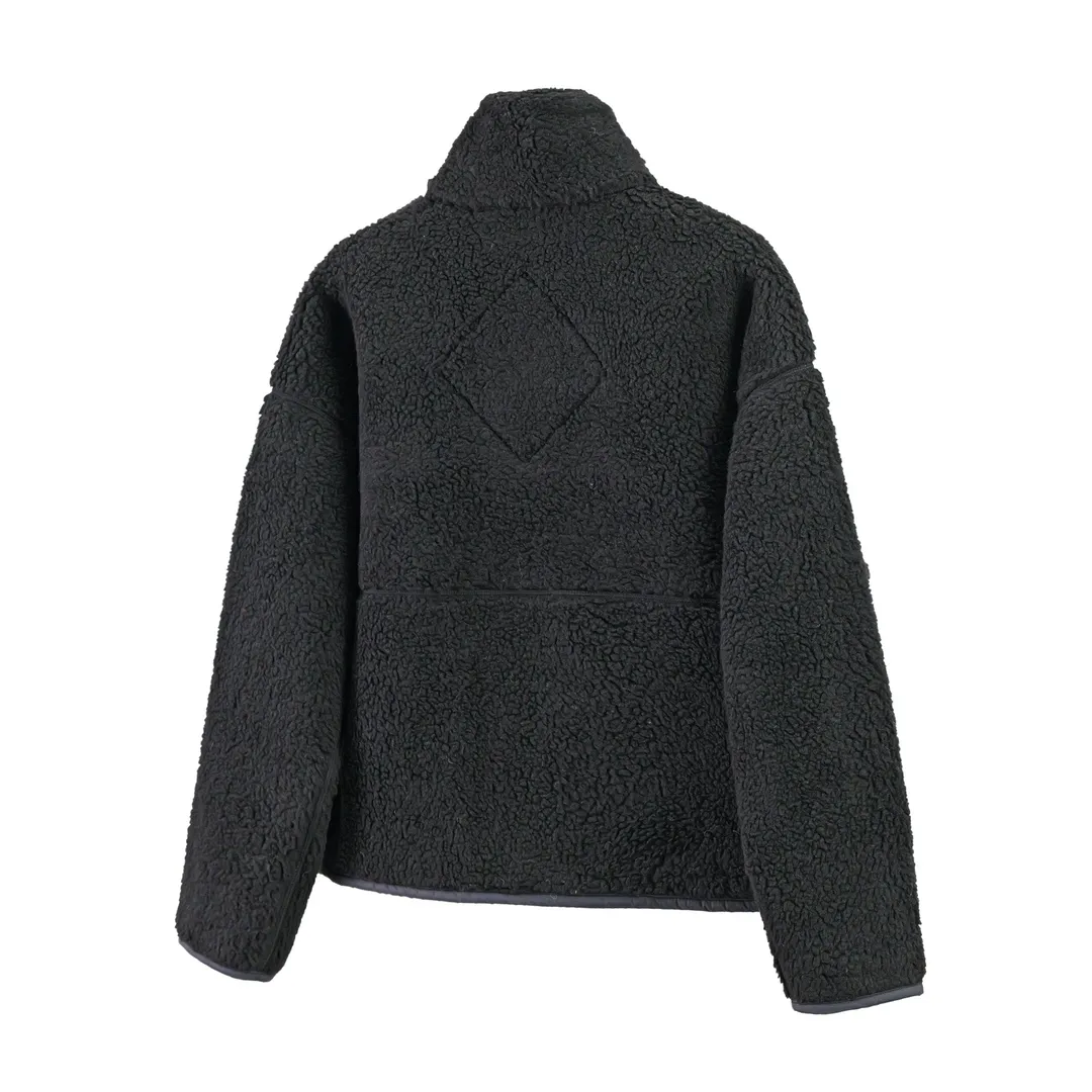 P620 Canada Goose/Canada Goose Shearling Jacket Simcoe Shearling Zip Jacket is made from Kind artificial long-hair sherpa, our new generation of wool fleece that helps keep the earth cold and the people on it warm. It features dropped shoulders, a high collar and an adjustable waist hem with internal drawstrings. Standard embroidery color label; top-quality goose Simcoe lambskin Color: Apricot Pink Black Gray White Army Green Size: S M L